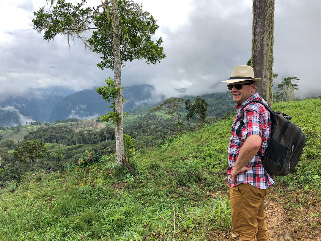 Derek Lamb in Ecuador